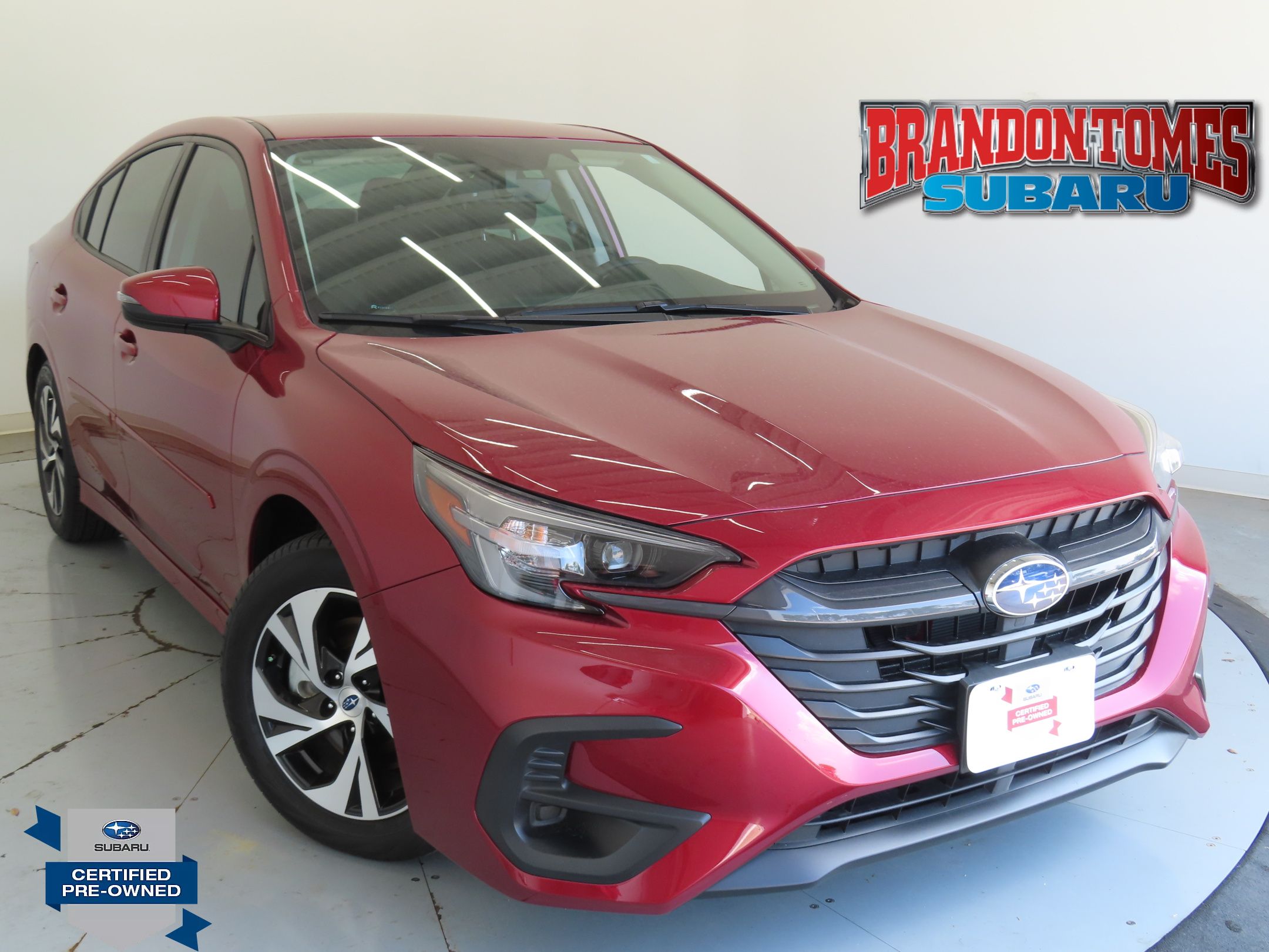 Crimson Red Pearl 2025 Subaru Legacy Premium AWD Sedan All-Wheel Drive Continuously Variable Transmission