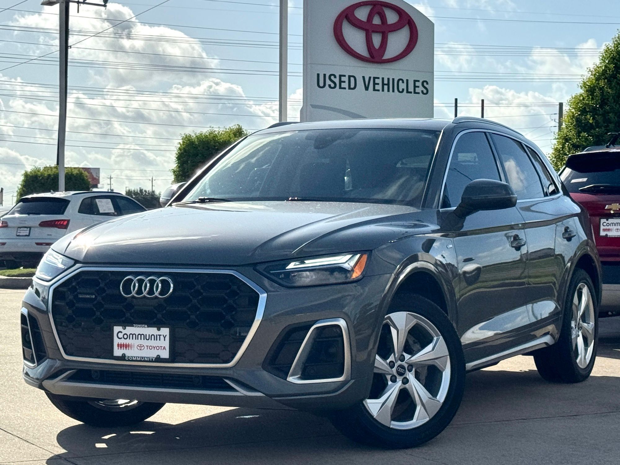 2023 Audi Q5 45 S line Premium Plus Gray at Big Star Buick GMC