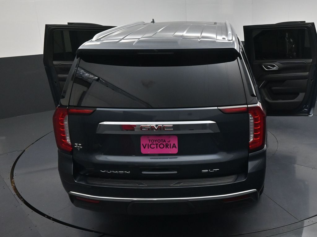 2021 GMC Yukon XL SLT Blue at Bayway Cadillac of The Woodlands