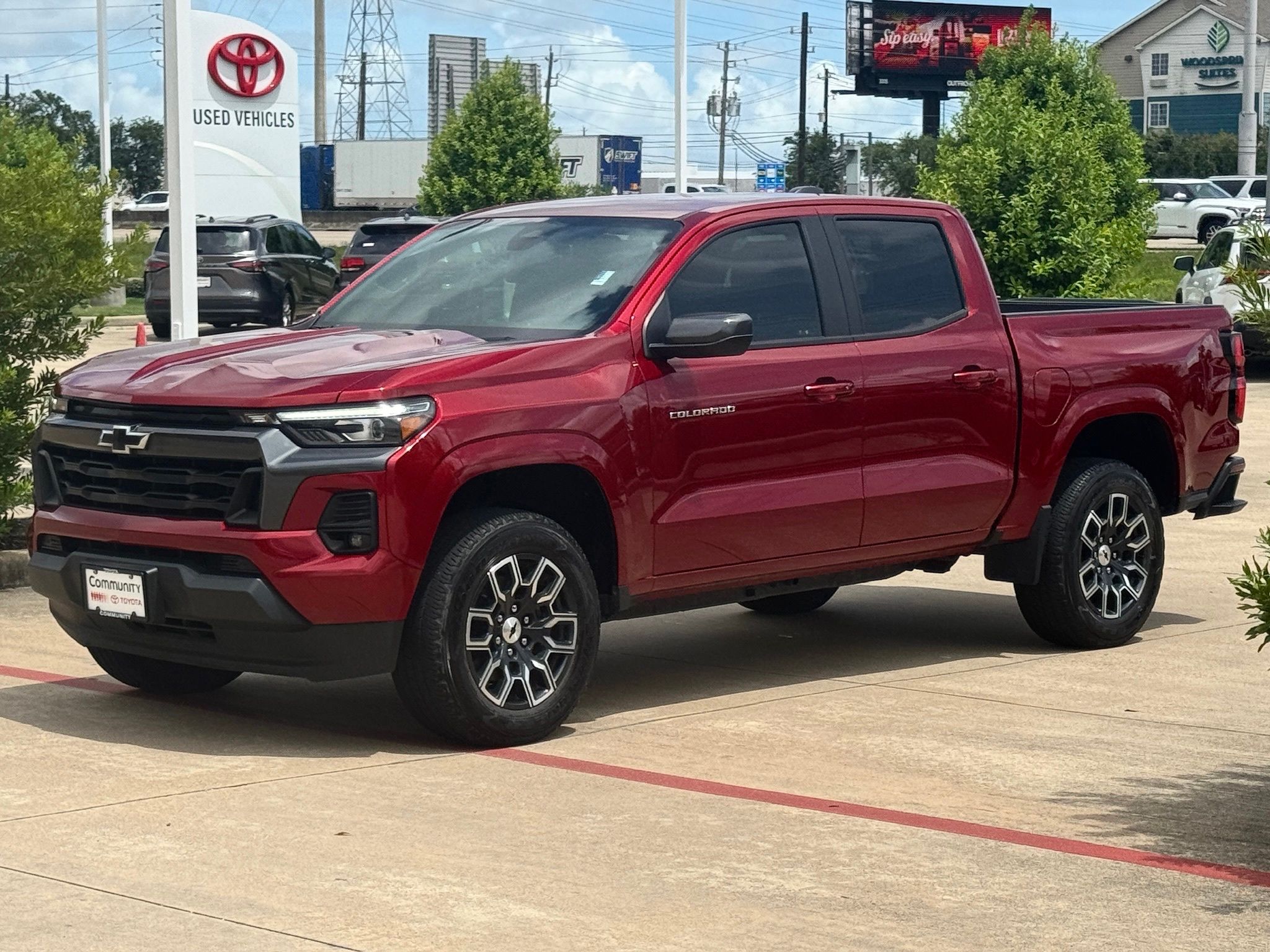 2024 Chevrolet Colorado LT Red at Classic Elite Chevrolet Hwy 6