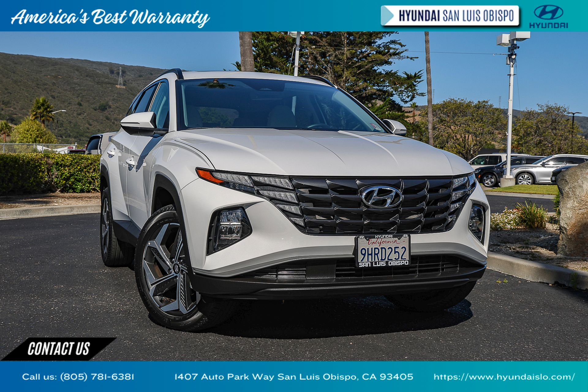 Serenity White Pearl 2023 Hyundai Tucson SUV / Crossover All-Wheel Drive 8-Speed Automatic