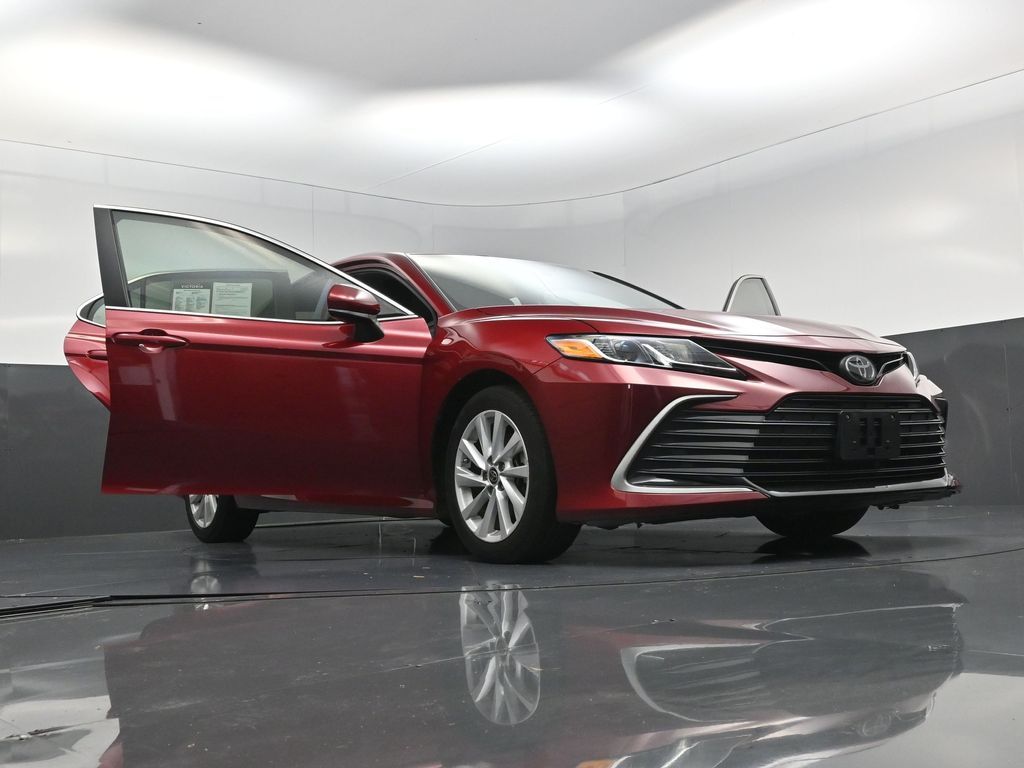 2022 Toyota Camry LE Red at Monument Chevrolet