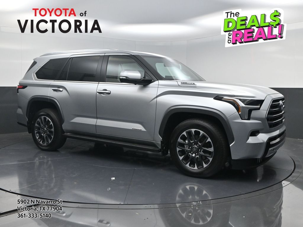 2026 Toyota Sequoia Limited Silver at Classic Toyota Galveston