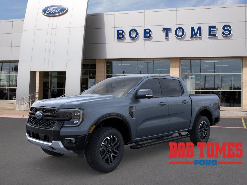 Blue (Azure Gray Metallic) 2025 Ford Ranger Pickup Truck Four-Wheel Drive Automatic