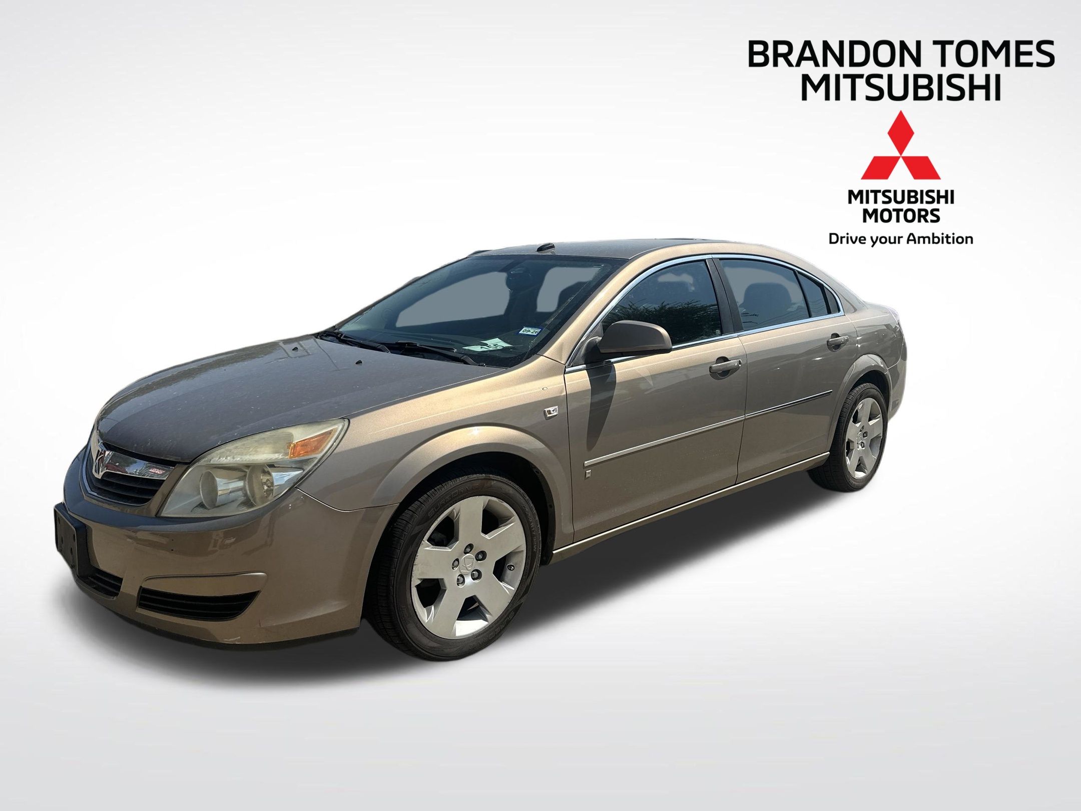 Bronzed Pewter 2007 Saturn Aura Sedan Front-Wheel Drive 4-Speed Automatic