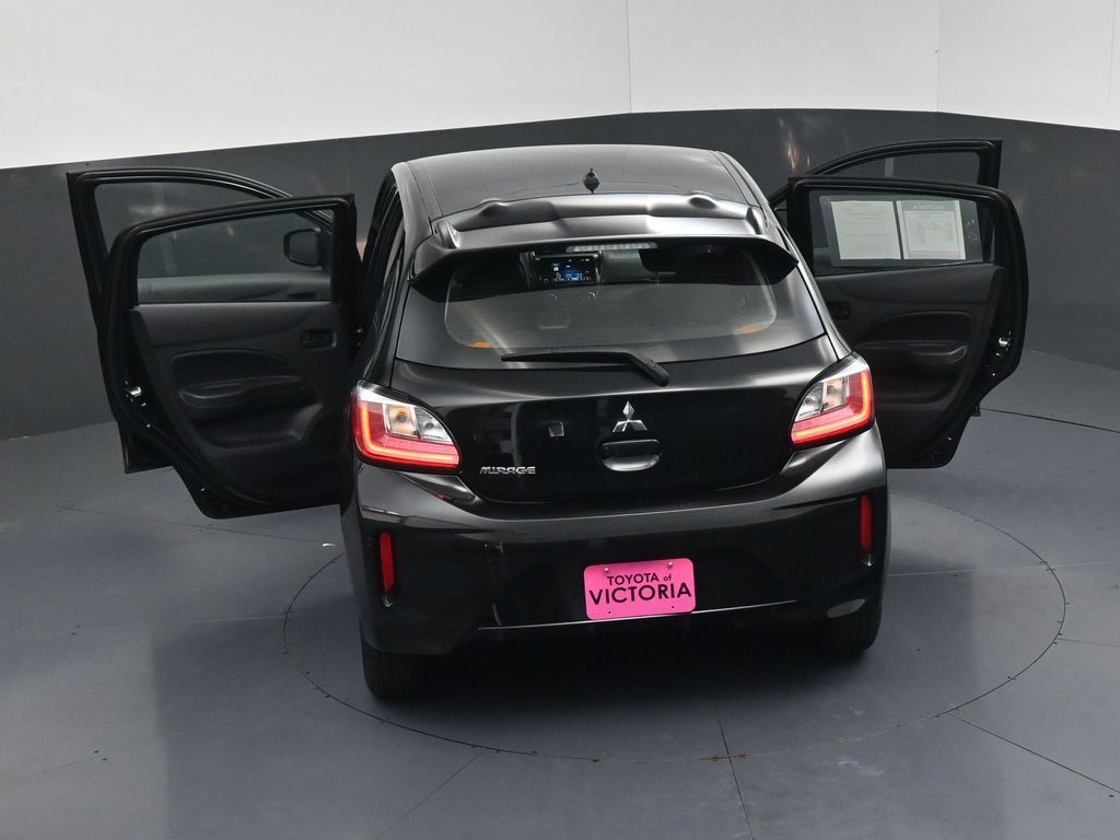 2024 Mitsubishi Mirage ES Black at North Houston Mitsubishi