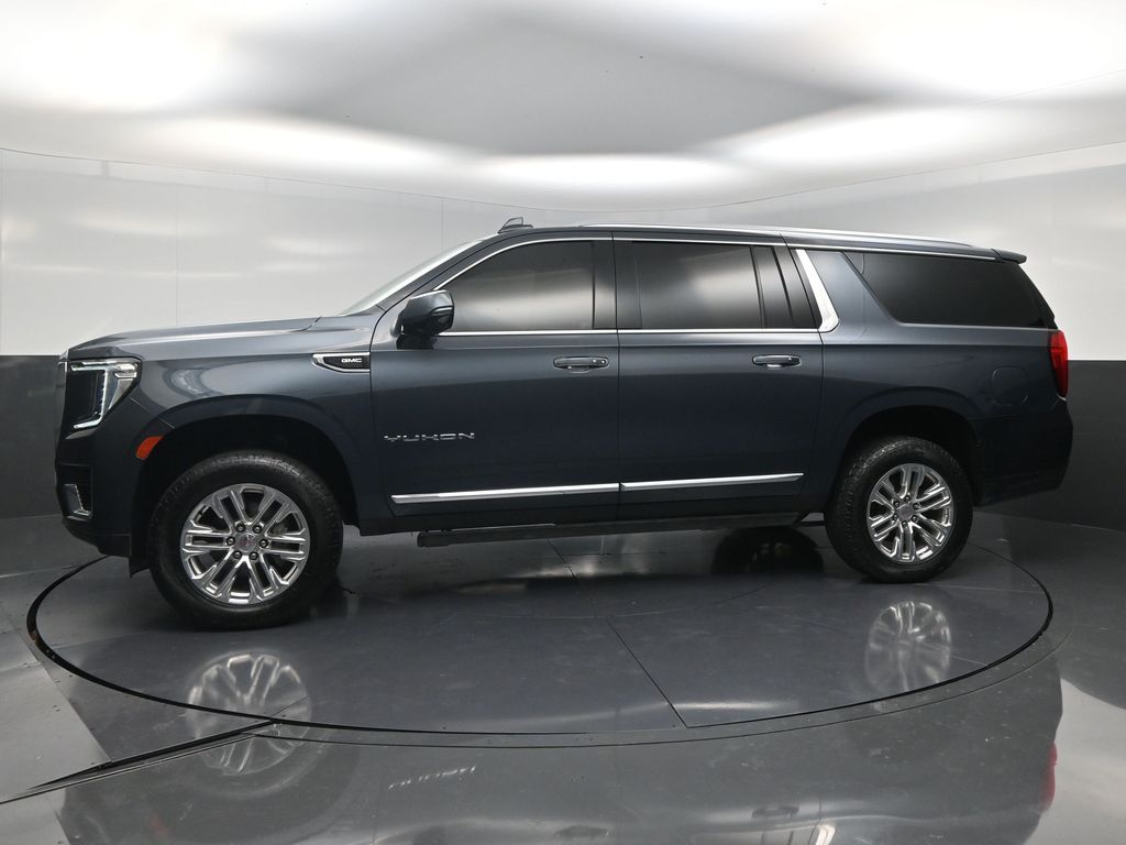 2021 GMC Yukon XL SLT Blue at Bayway Cadillac of The Woodlands