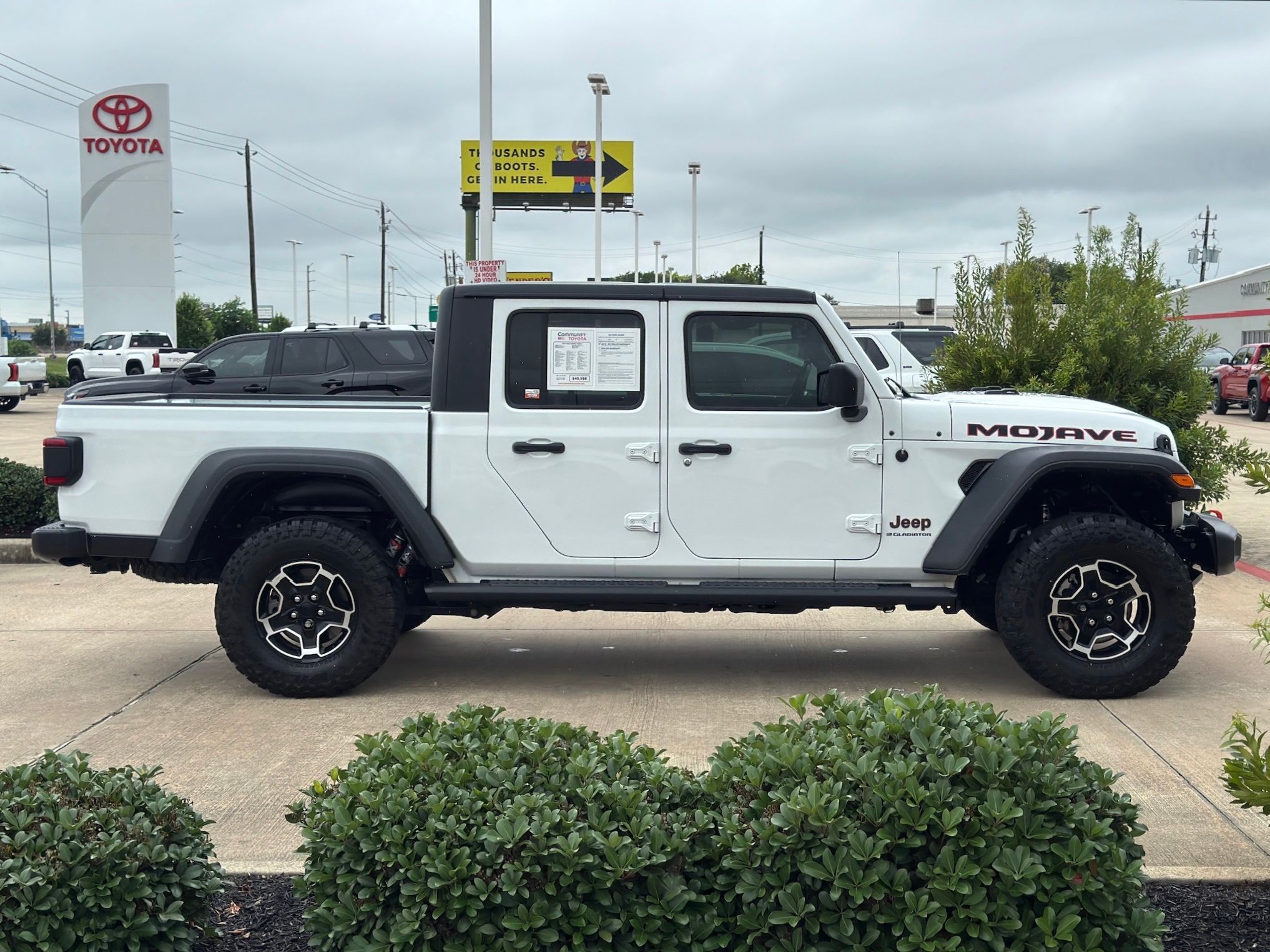 2023 Jeep Gladiator Mojave White/off-white at Bayway Chrysler Dodge Jeep Ram