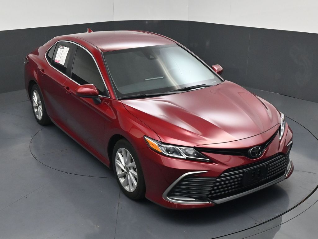 2022 Toyota Camry LE Red at Monument Chevrolet