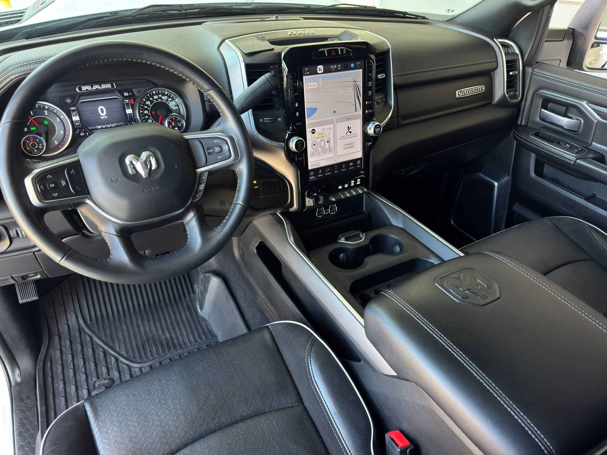 2024 Ram 2500 Laramie White at Texan Dodge Chrysler Jeep Ram