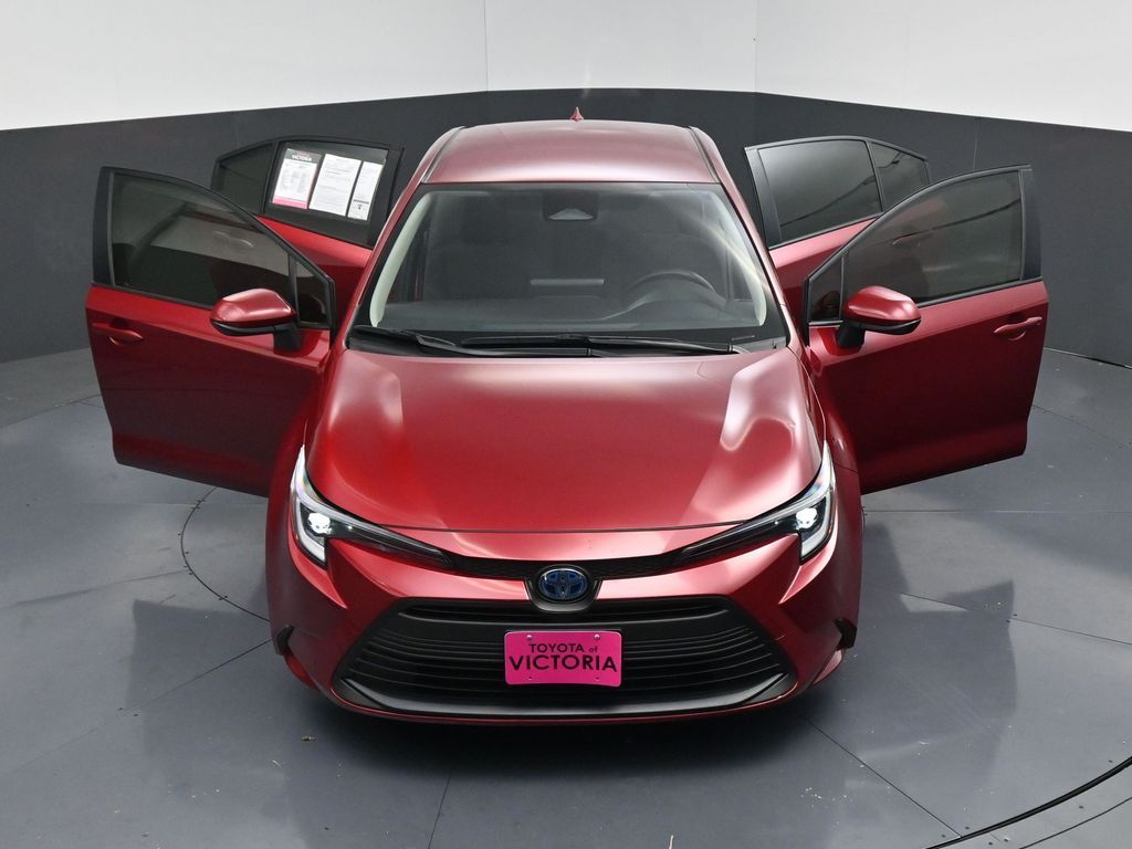 2024 Toyota Corolla Hybrid LE Red at DeMontrond Automotive Group