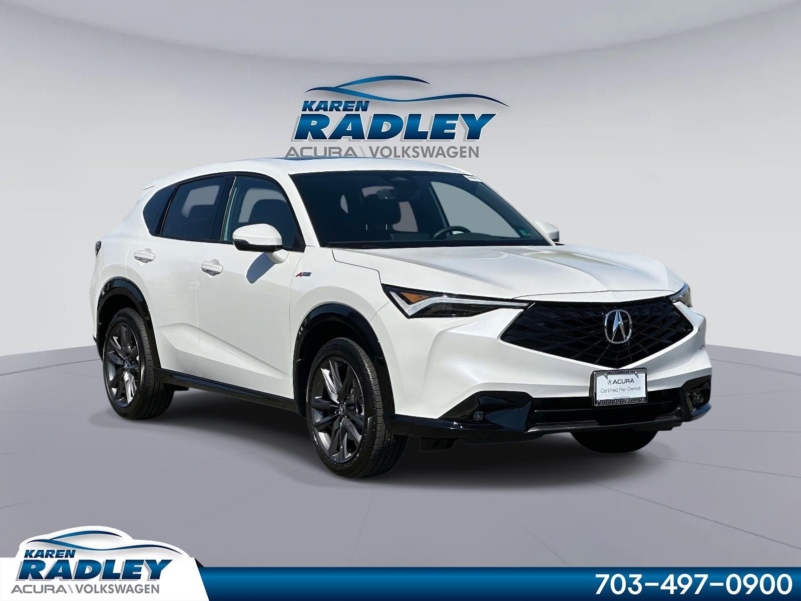 Platinum White Pearl 2025 Acura ADX SH-AWD with A-SPEC Package SUV / Crossover All-Wheel Drive Continuously Variable Transmission
