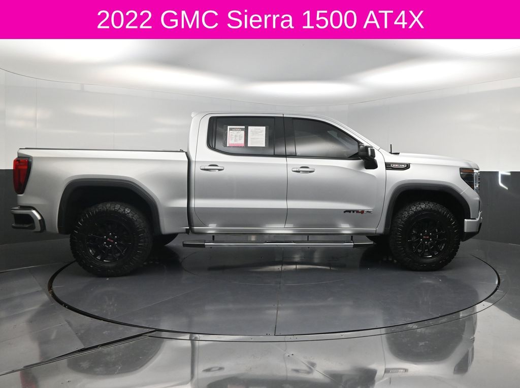 2022 GMC Sierra 1500 AT4X Silver at Victoria Chrysler Dodge Jeep Ram
