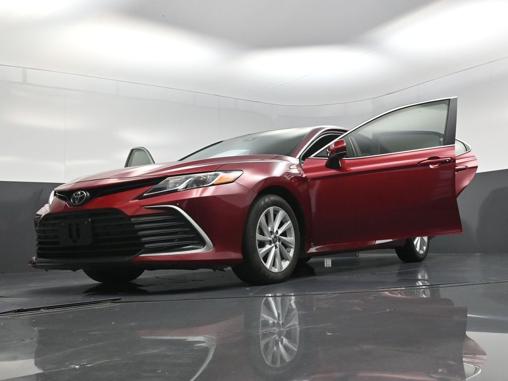 2022 Toyota Camry LE Red at Monument Chevrolet