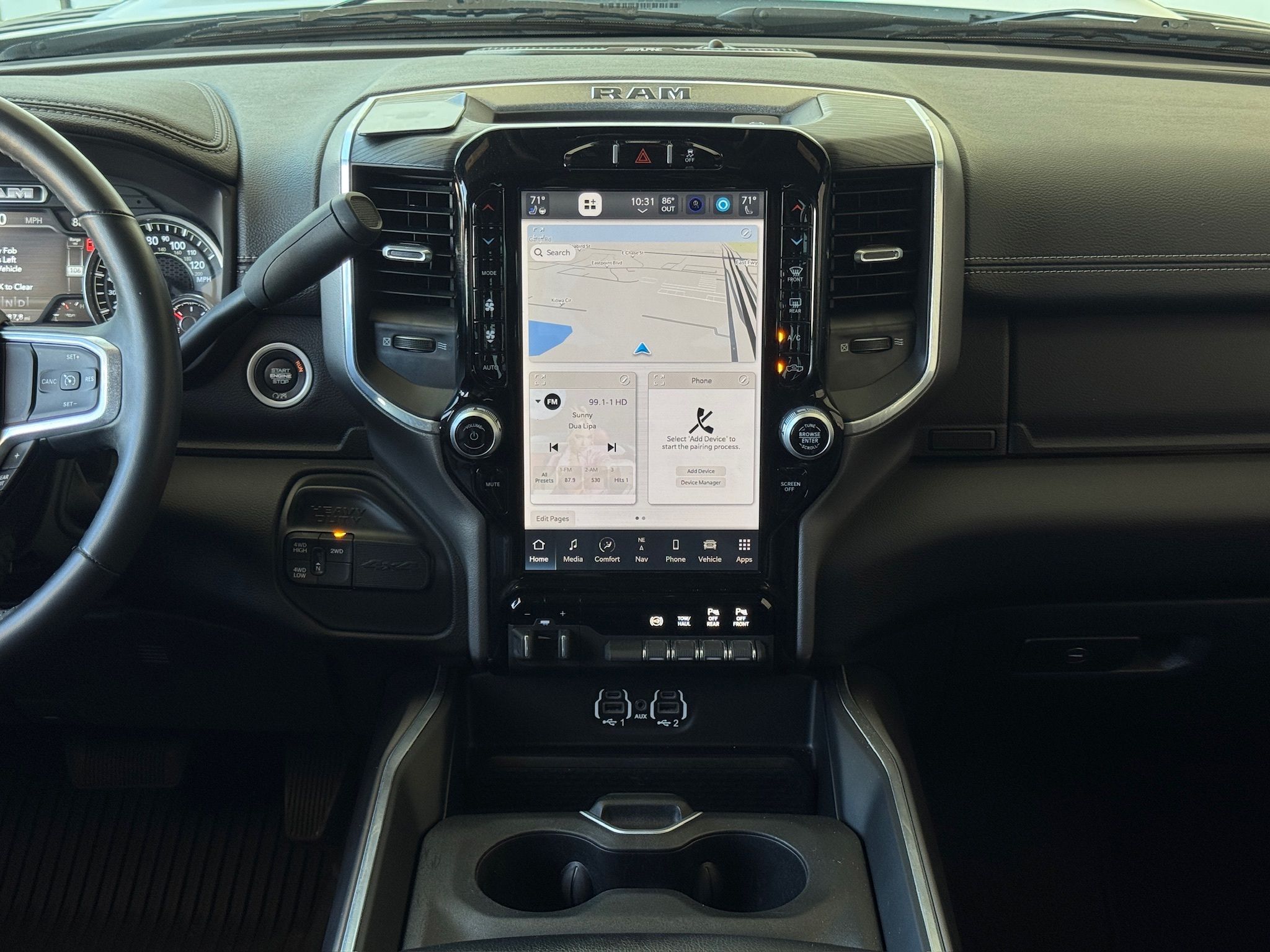 2024 Ram 2500 Laramie White at Texan Dodge Chrysler Jeep Ram