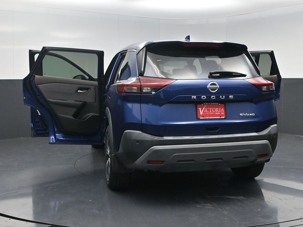 2021 Nissan Rogue SV Blue at Wharton Ford
