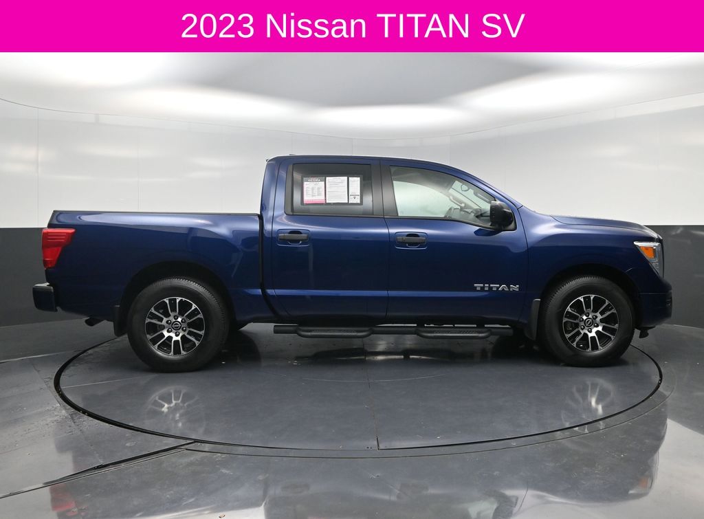 2023 Nissan Titan SV Blue at Bayway Cadillac of The Woodlands