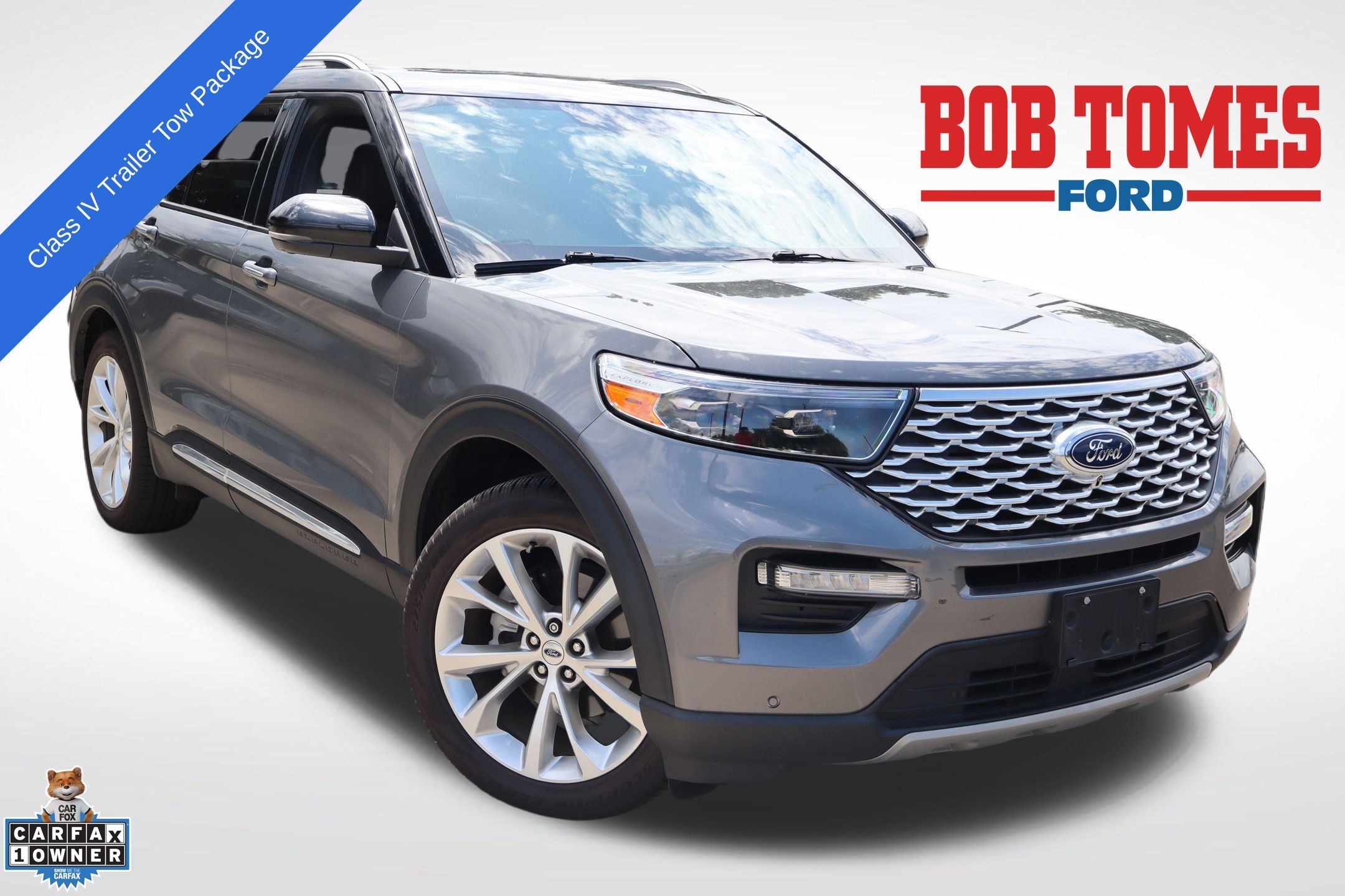 Gray Metallic 2022 Ford Explorer SUV / Crossover Rear-Wheel Drive Automatic