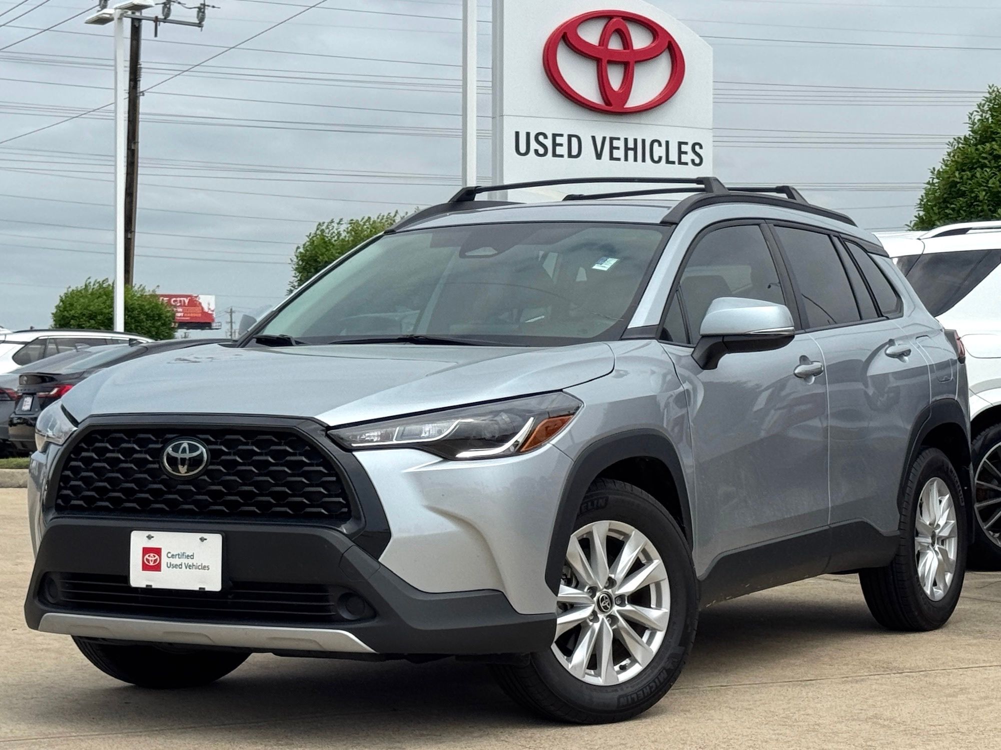 2024 Toyota Corolla Cross LE Silver at Texan Dodge Chrysler Jeep Ram