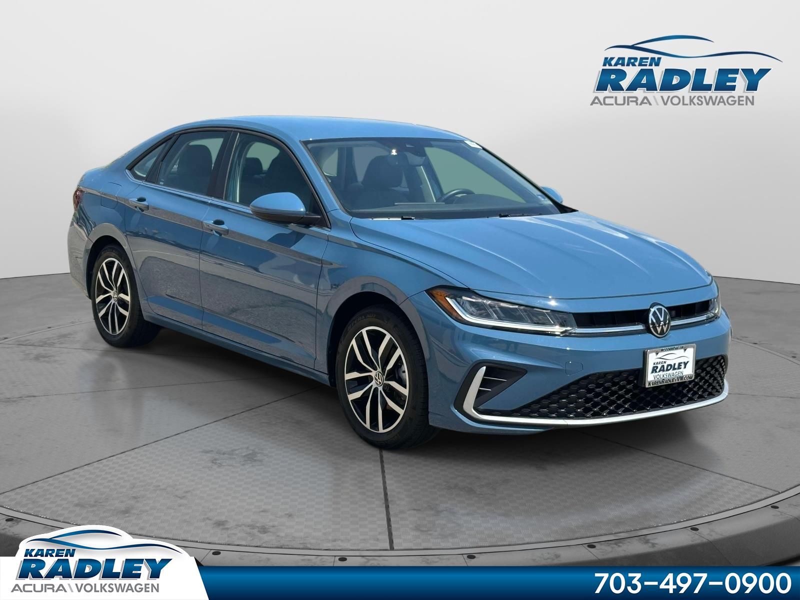 Monterey Blue 2025 Volkswagen Jetta Sedan Front-Wheel Drive 8-Speed Automatic