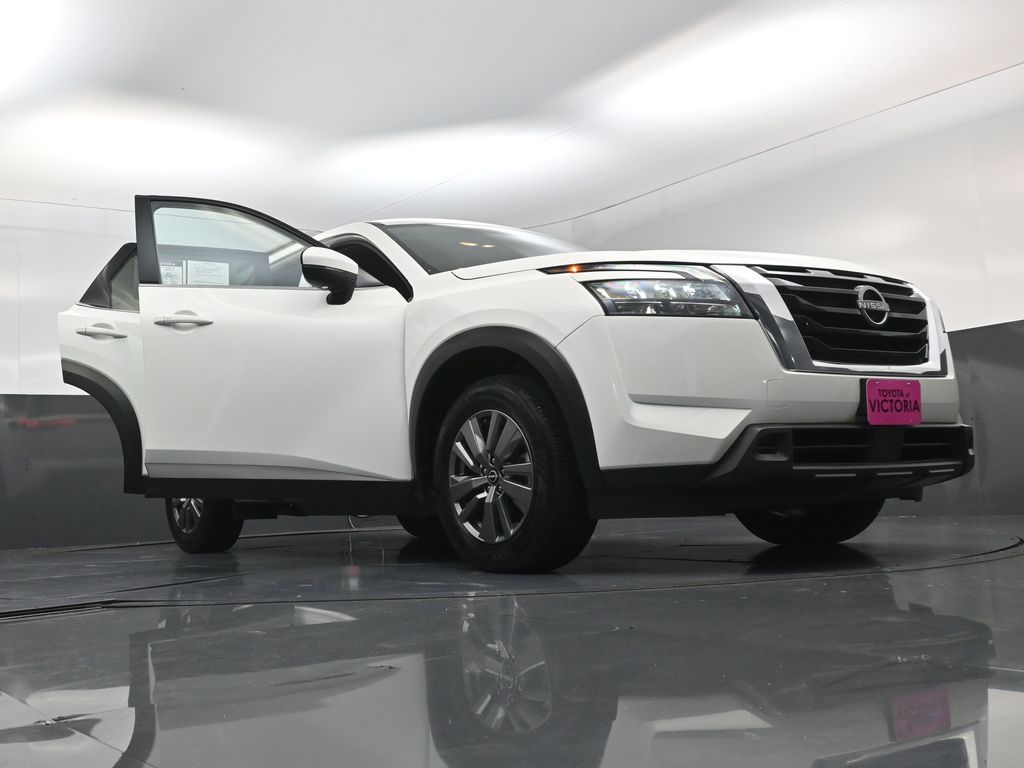 2025 Nissan Pathfinder SV White at Central Houston Nissan