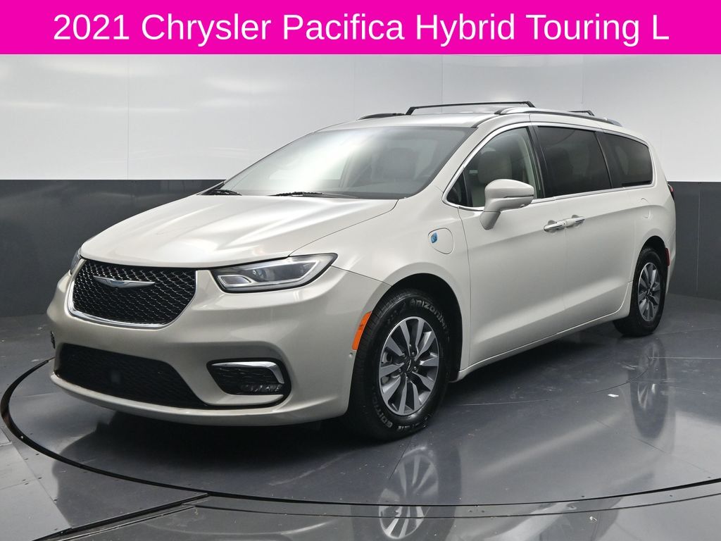 2021 Chrysler Pacifica Hybrid Touring L White at Shottenkirk Kia Fort Bend