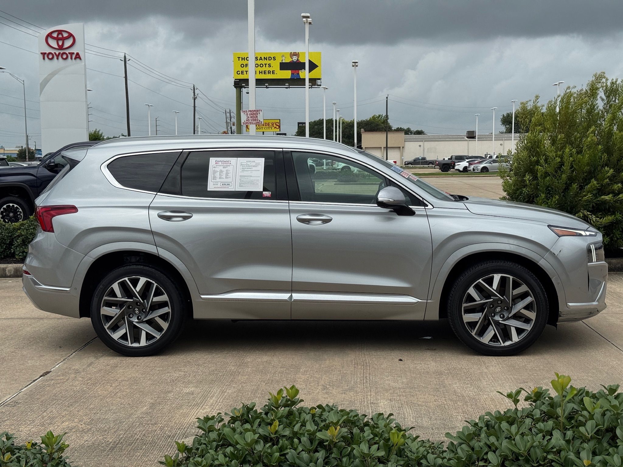 2022 Hyundai Santa Fe Calligraphy Silver at DeMontrond Mazda