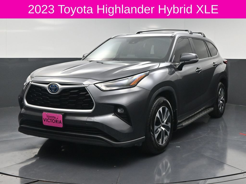 2023 Toyota Highlander Hybrid XLE Gray at Toyota of Victoria