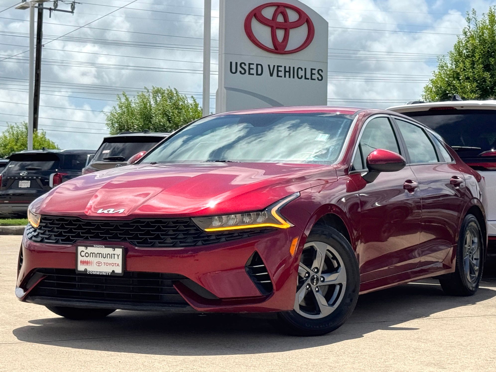 2023 Kia K5 LXS Red at River Oaks CDJR