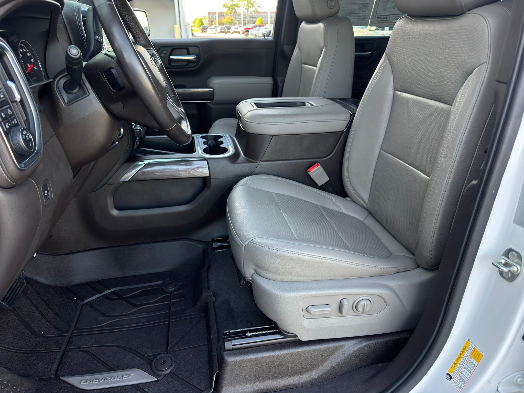 2019 Chevrolet Silverado 1500 LTZ White at North Houston Mitsubishi