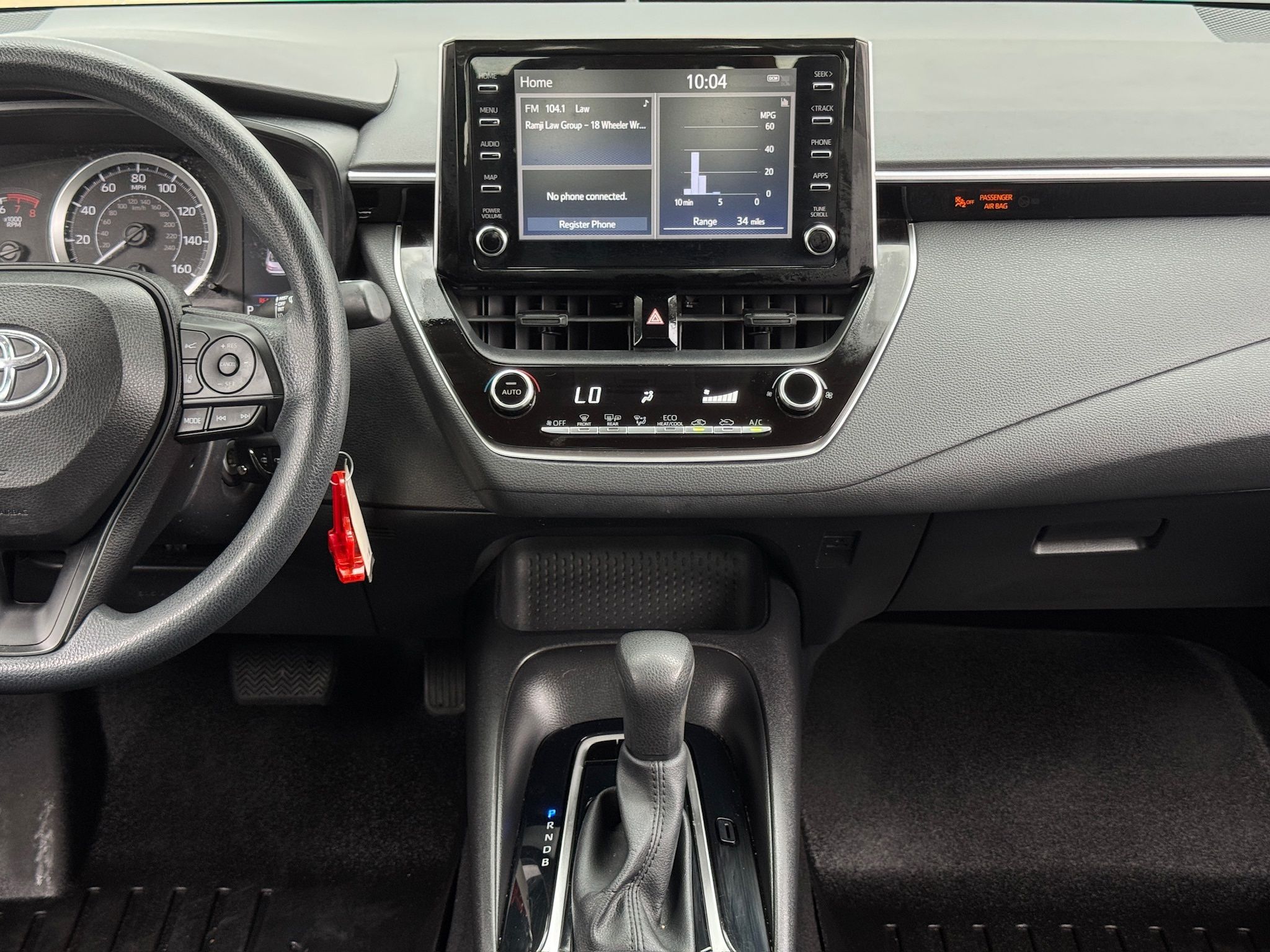 2020 Toyota Corolla LE Red at Big Star Chrysler Jeep Dodge Ram 