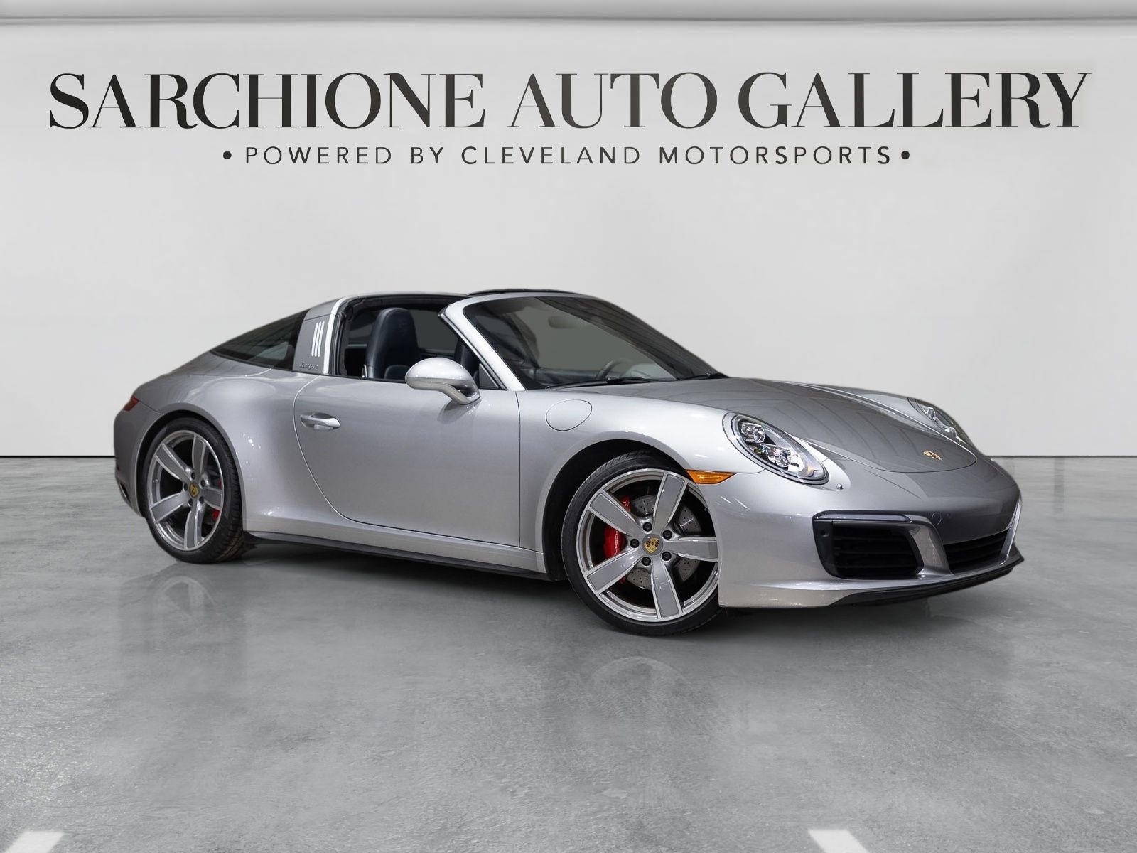 GT Silver Metallic 2017 Porsche 911 Targa 4S Cabriolet AWD Convertible All-Wheel Drive 7-Speed Automatic