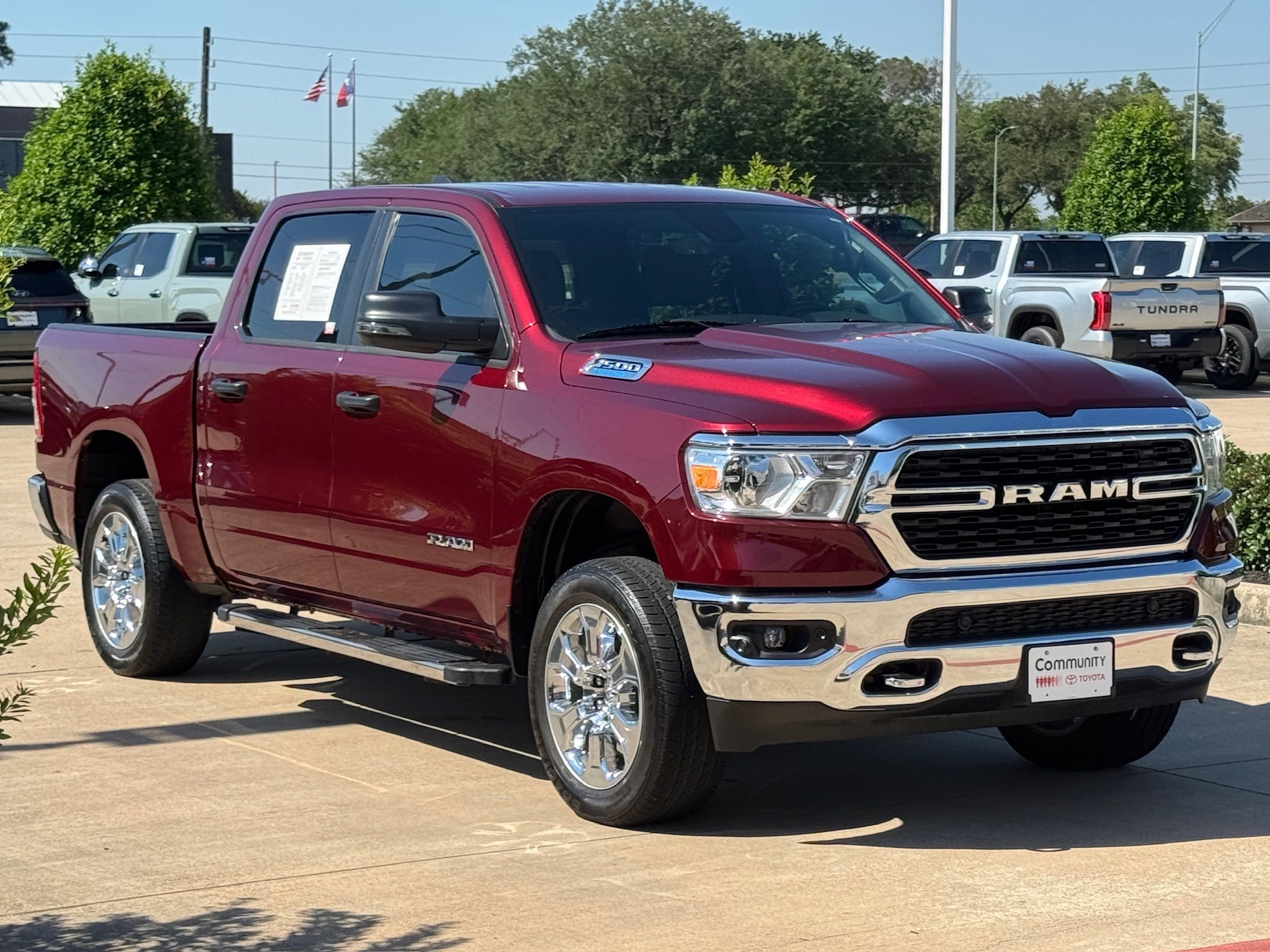 2024 Ram 1500 Big Horn/Lone Star Red at Wharton Ford