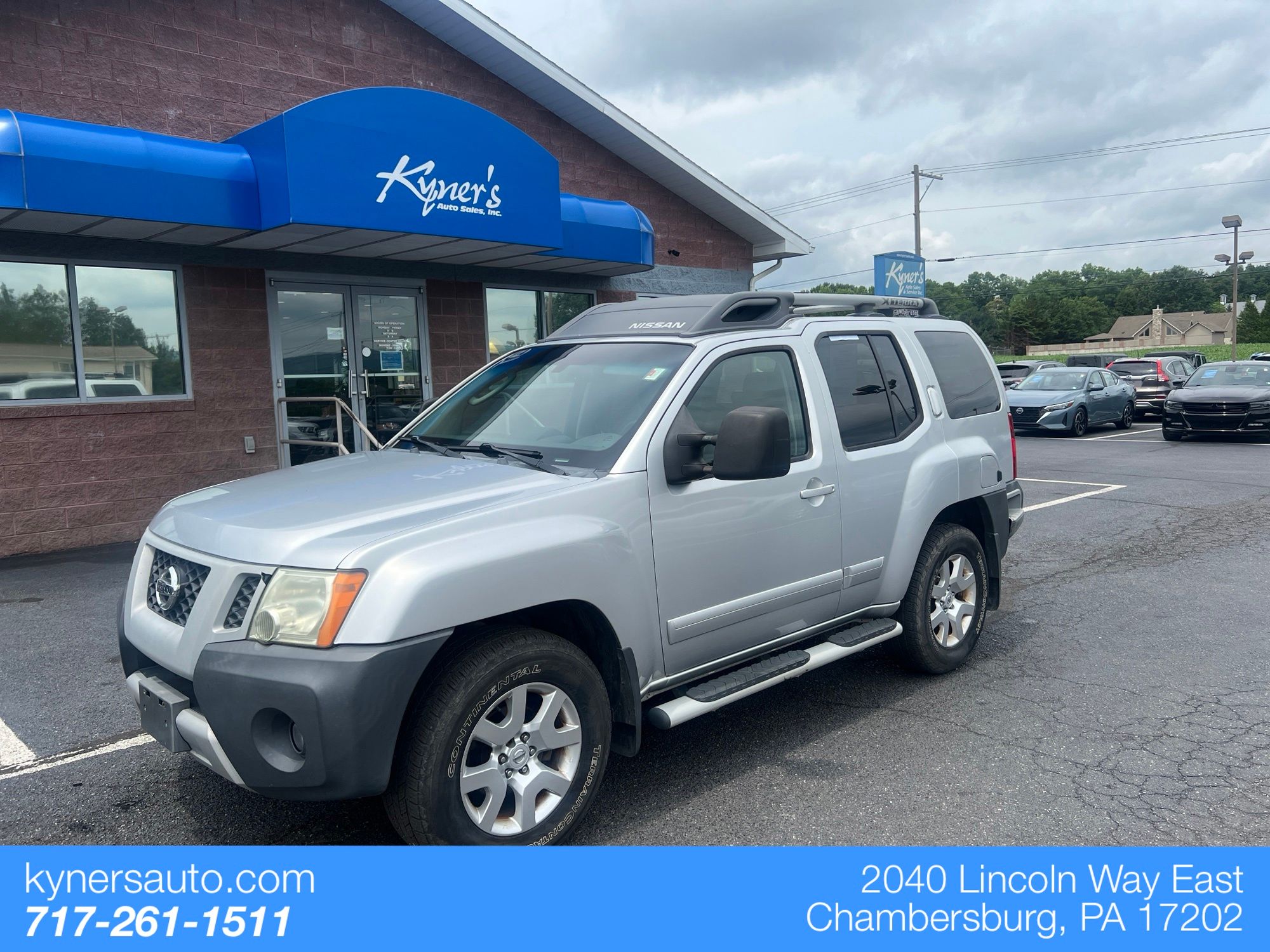 Silver Lightning Metallic 2010 Nissan Xterra SUV / Crossover Four-Wheel Drive 5-Speed Automatic