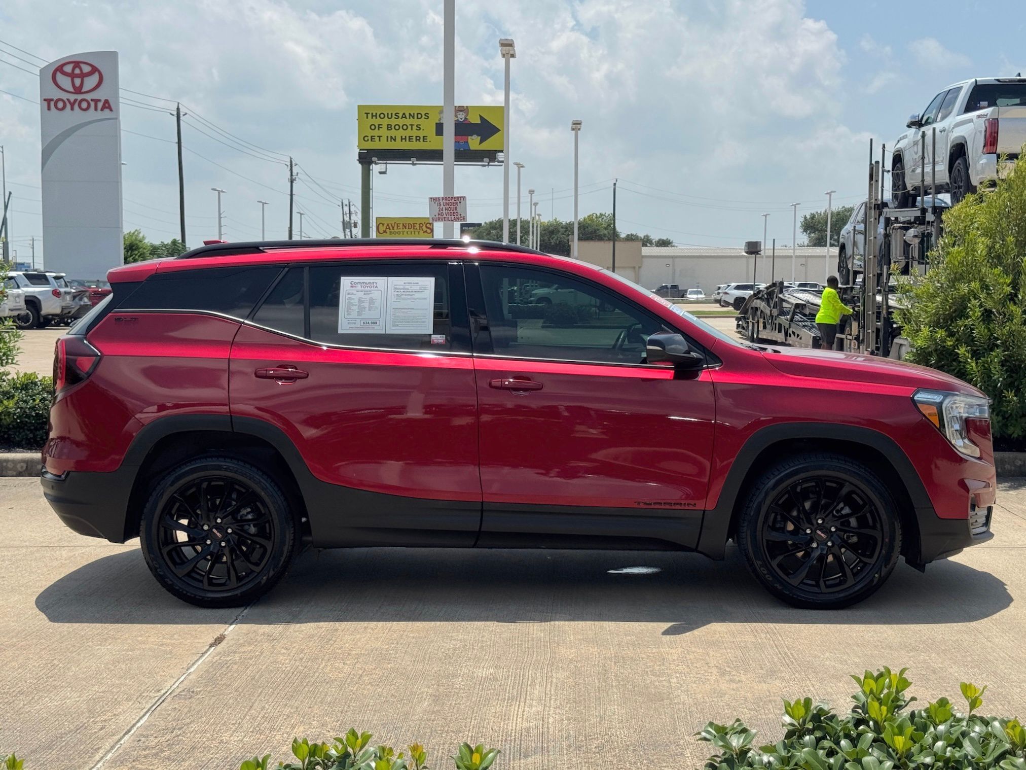 2023 GMC Terrain SLT Red at South Houston Nissan