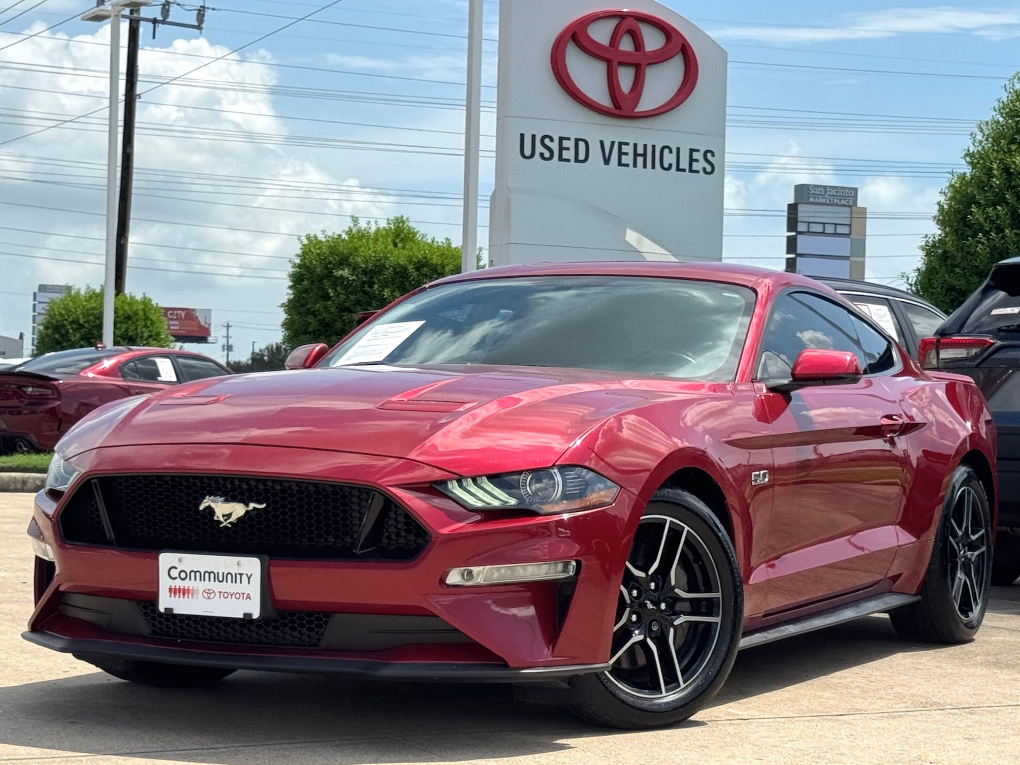 2020 Ford Mustang GT Premium Red at Victoria Chrysler Dodge Jeep Ram