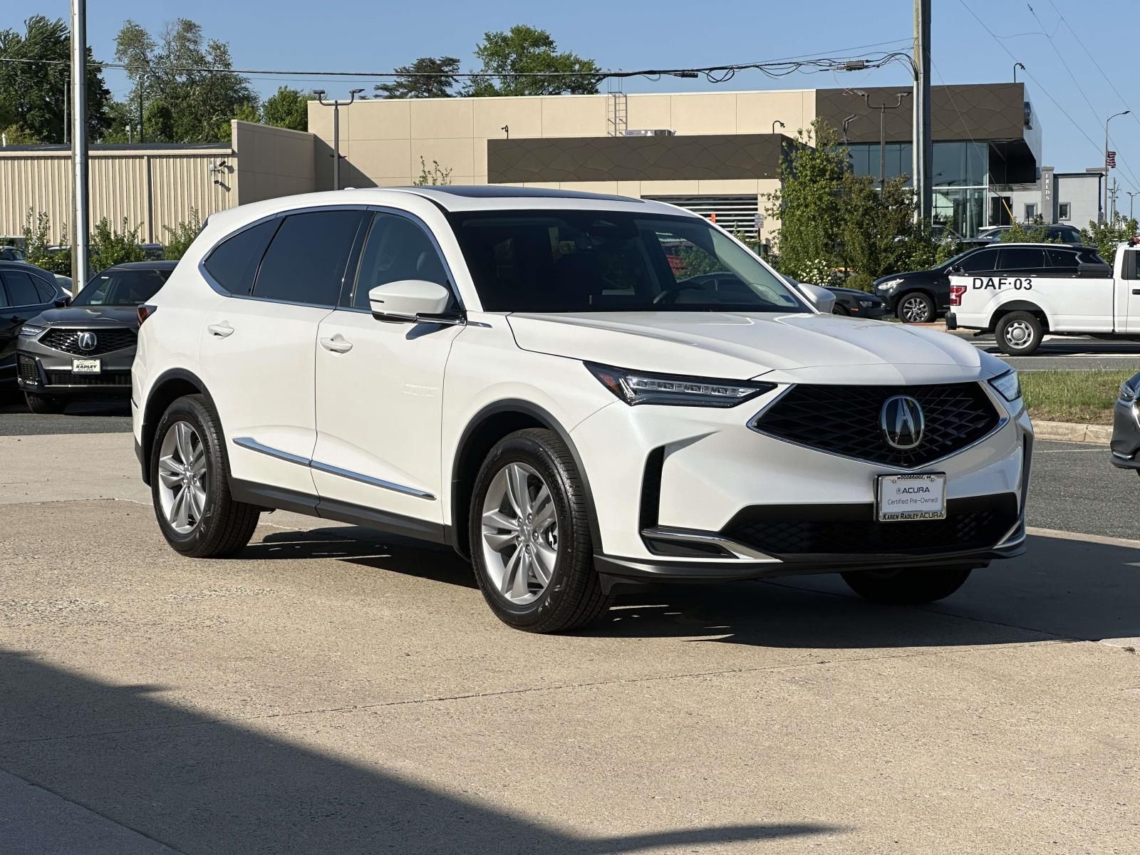 Platinum White Pearl 2025 Acura MDX SH-AWD SUV / Crossover All-Wheel Drive Automatic