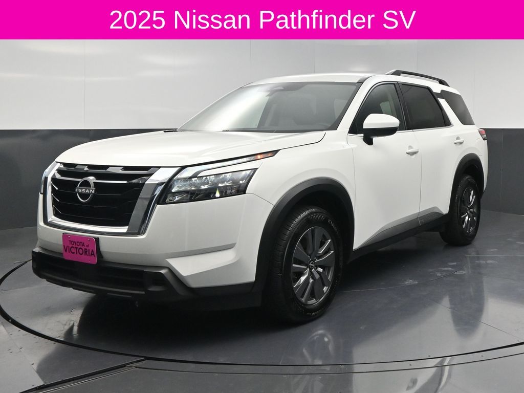 2025 Nissan Pathfinder SV White at Central Houston Nissan