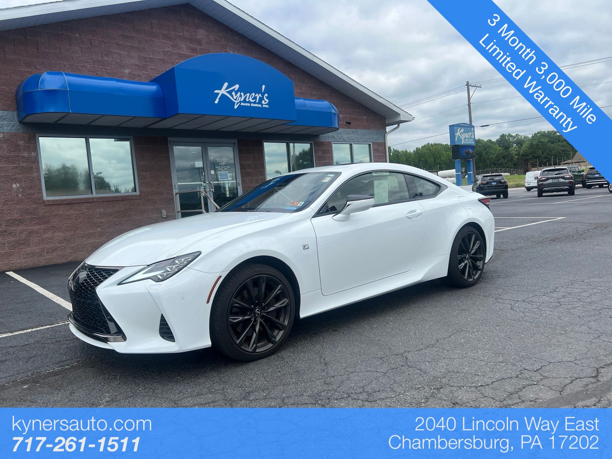 Ultra White 2024 Lexus RC 350 F Sport AWD Coupe All-Wheel Drive 6-Speed Automatic