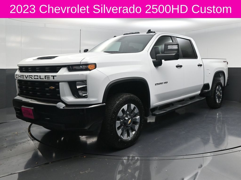 2023 Chevrolet Silverado 2500HD Custom White at DeMontrond Auto Country