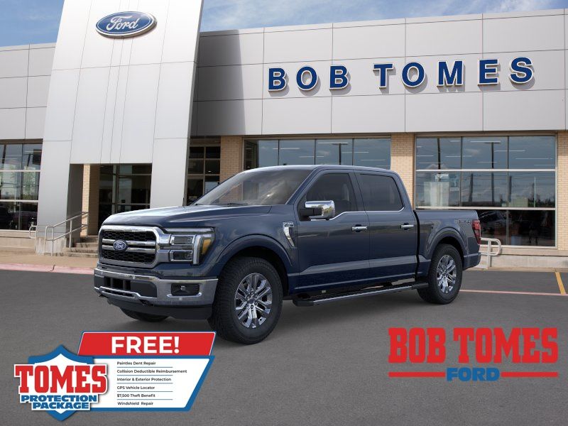 Blue Metallic 2026 Ford F-150 Pickup Truck Four-Wheel Drive Automatic
