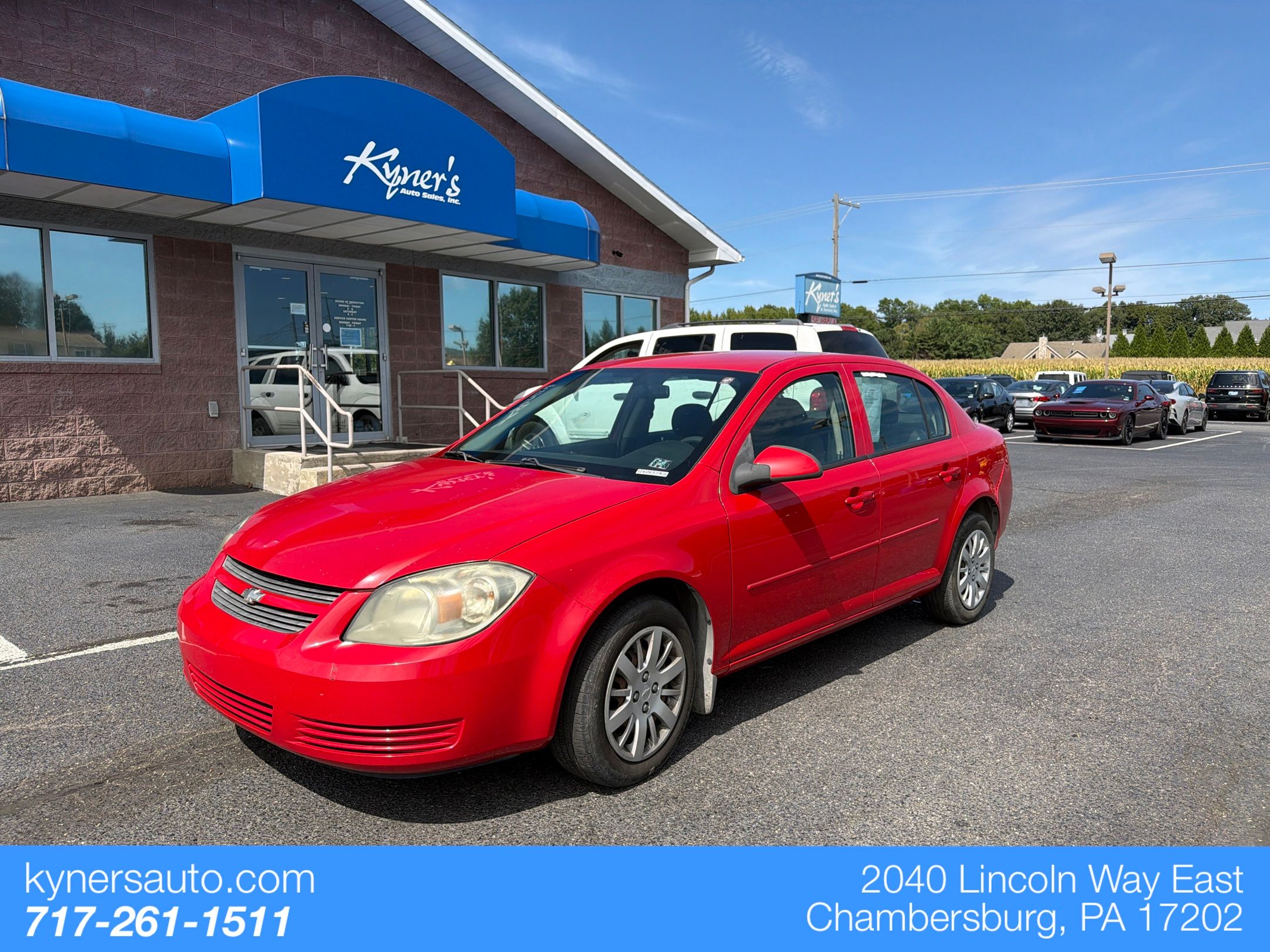 Victory Red 2010 Chevrolet Cobalt Sedan Front-Wheel Drive 4-Speed Automatic Overdrive