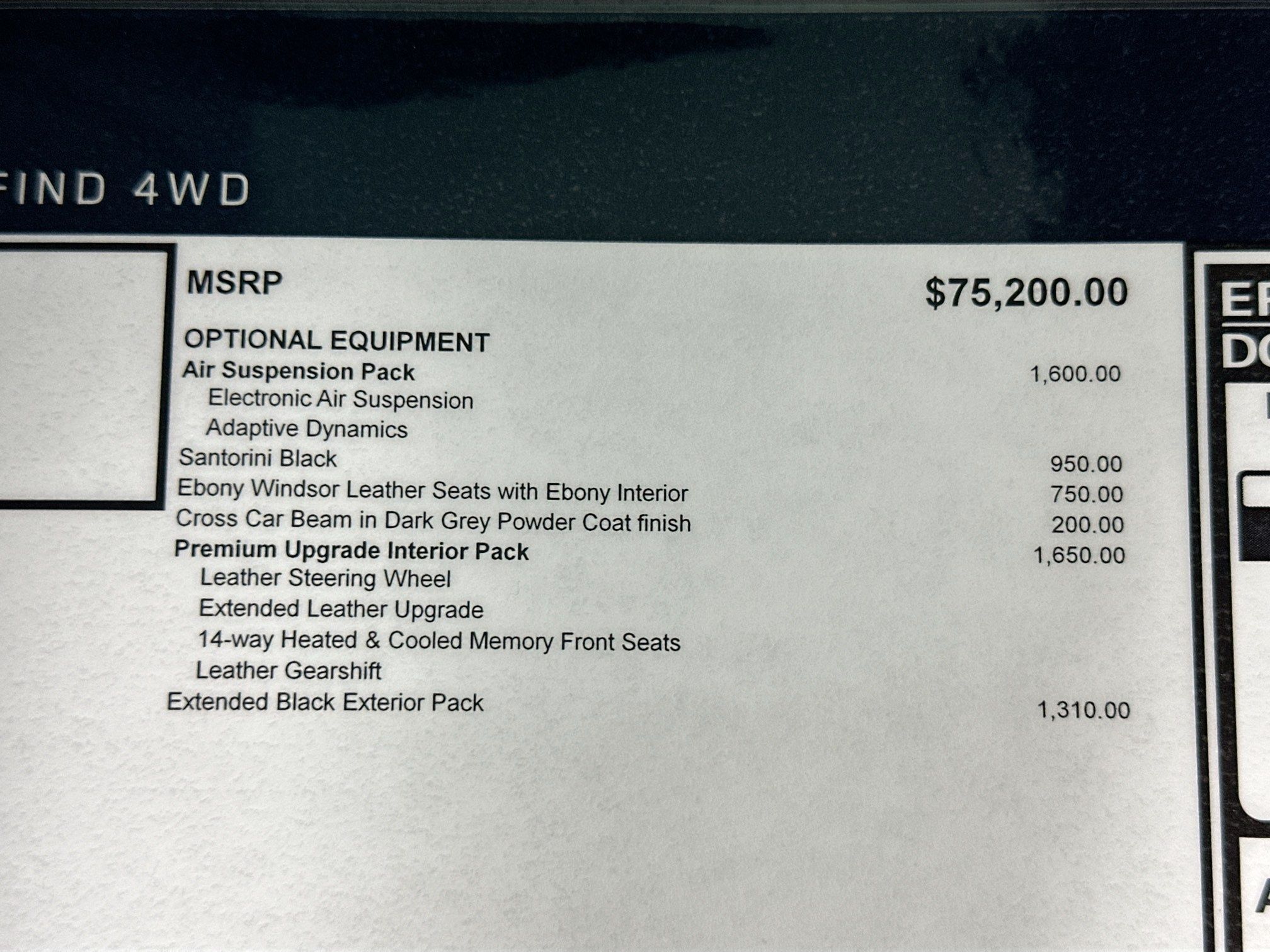 new 2026 Land Rover Defender 110 car, priced at $83,610