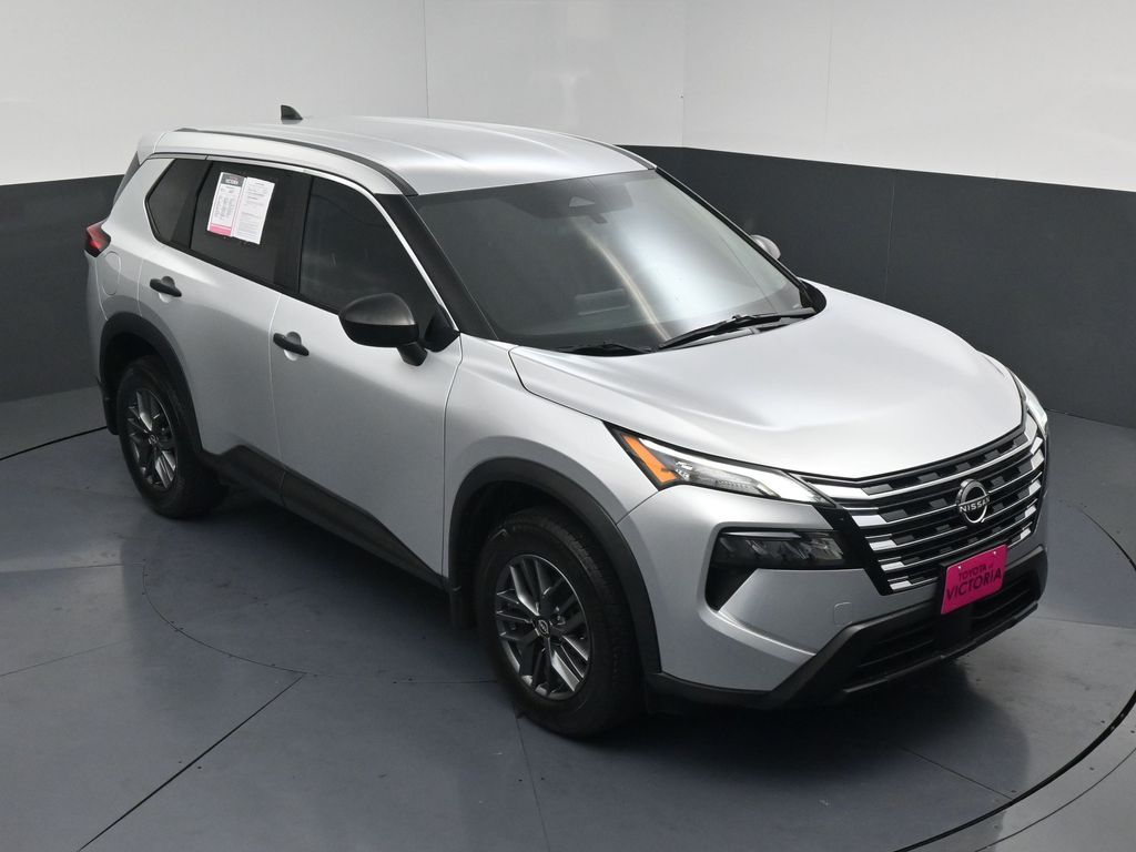 2025 Nissan Rogue S Silver at South Houston Nissan