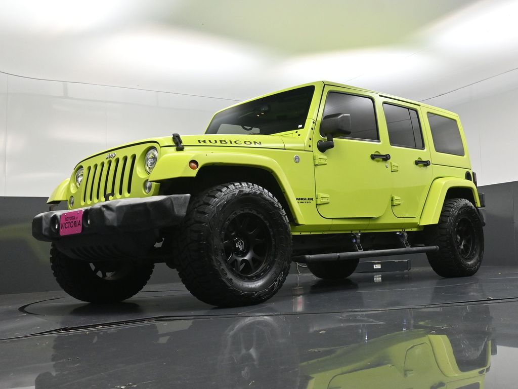 2017 Jeep Wrangler Unlimited Rubicon Green at Classic Chevrolet Galveston