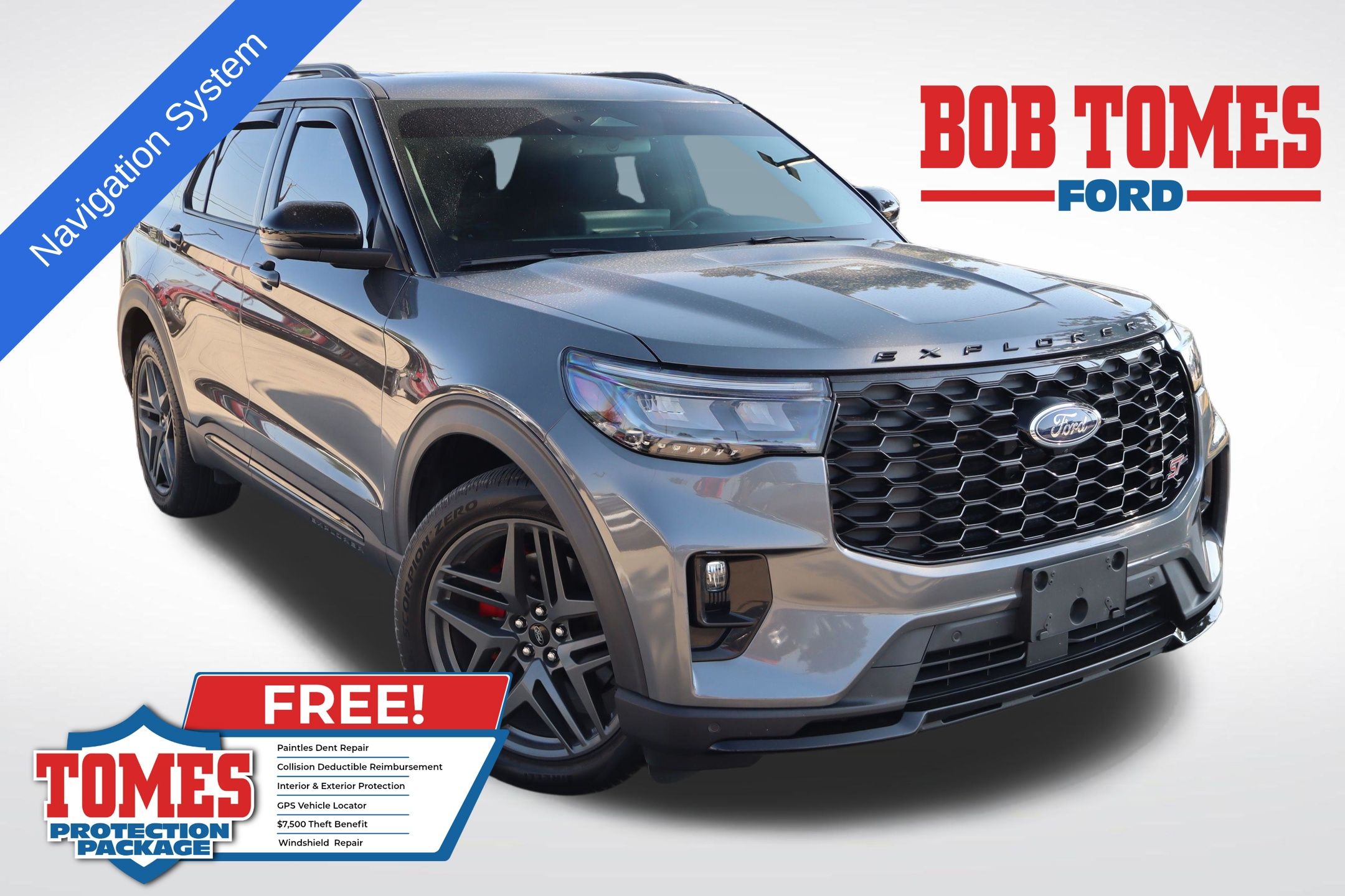Gray Metallic 2025 Ford Explorer SUV / Crossover All-Wheel Drive Automatic