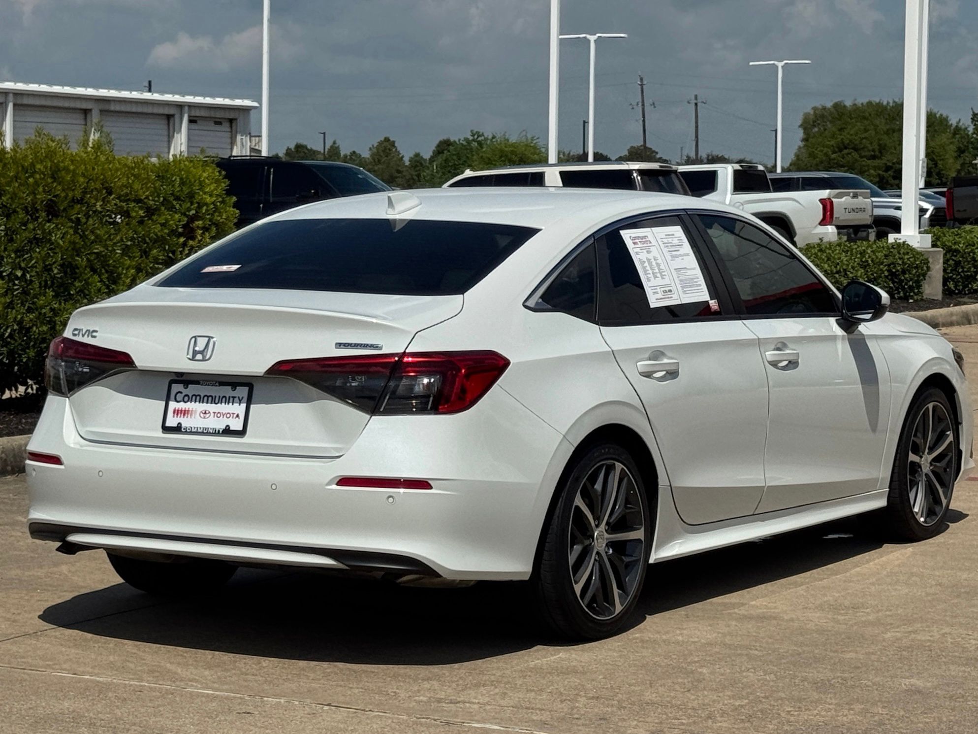 2022 Honda Civic Touring White at Cook Ford