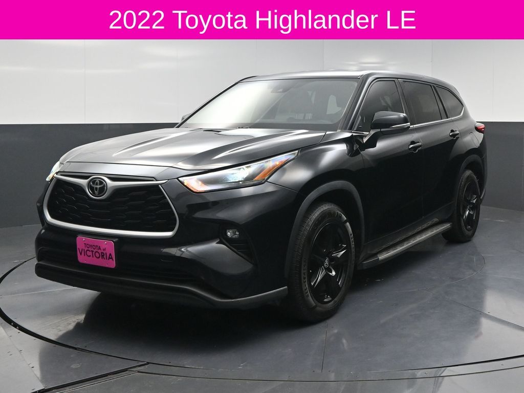 2022 Toyota Highlander LE Black at Victoria Chrysler Dodge Jeep Ram