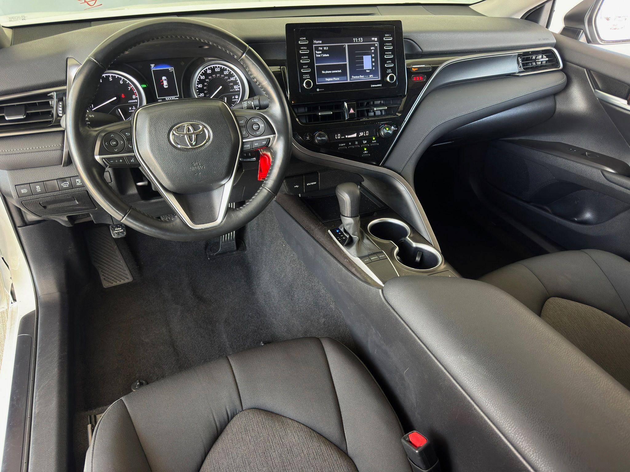 2024 Toyota Camry LE White at Classic Elite Chevrolet Sugar Land