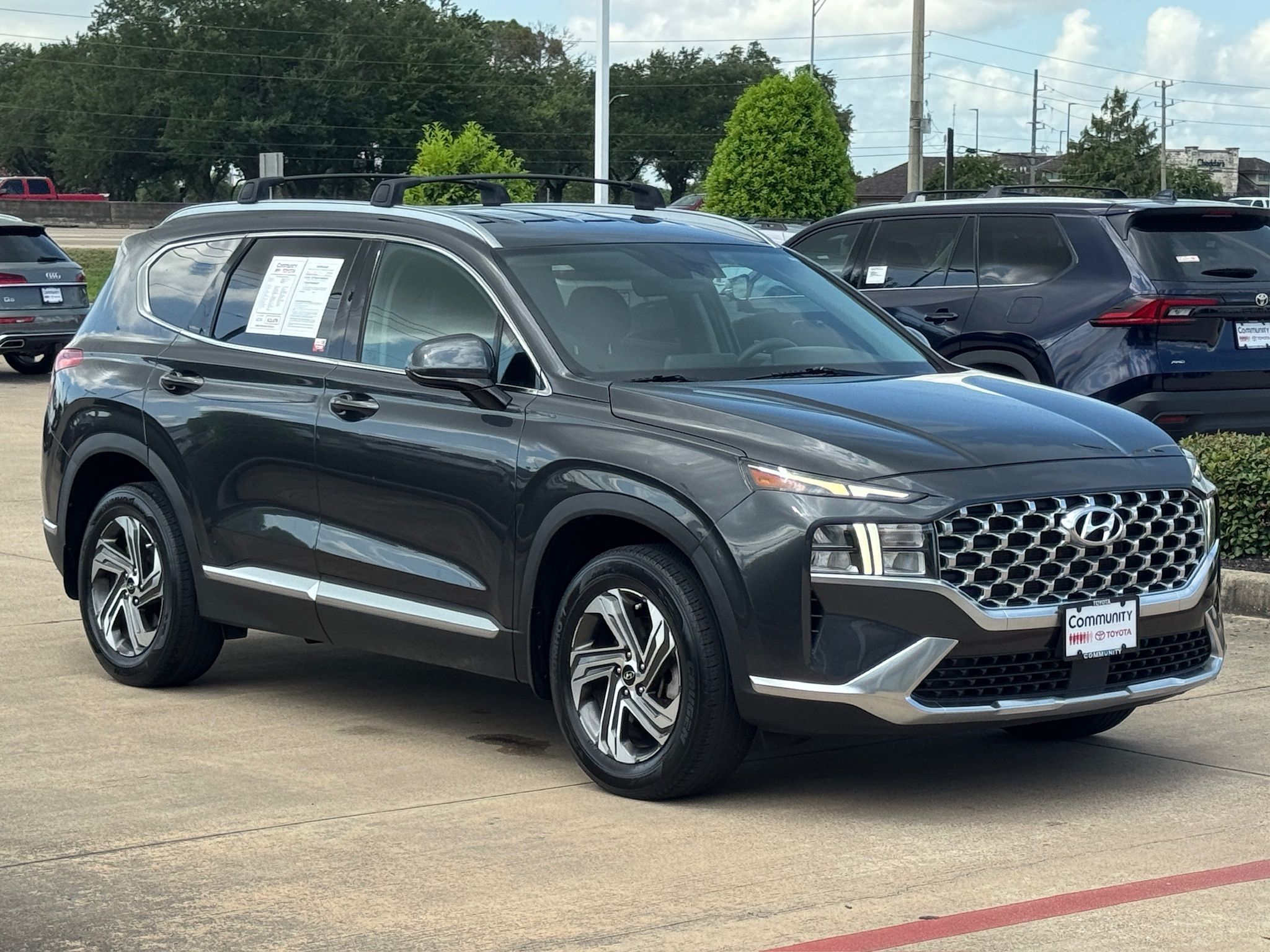 2022 Hyundai Santa Fe SEL Gray at Joe Myers Mazda Kia